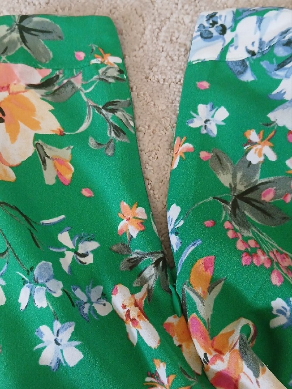 LOFT Floral A-Line Skirt - Picture 5 of 10
